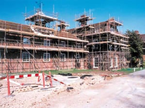 Priors Court building renovation in 1998